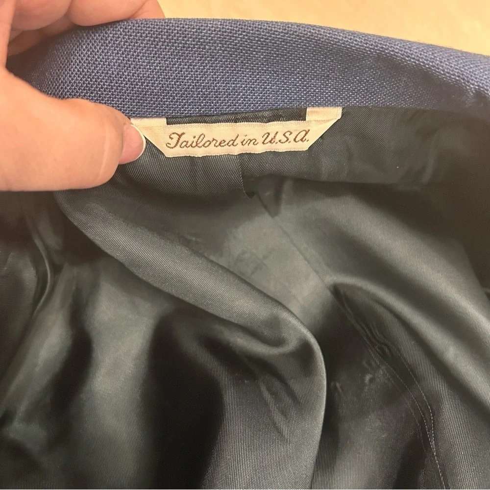 Stafford vintage navy